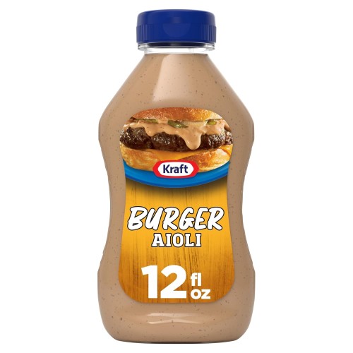 Kraft Burger Aioli, 12 fl oz Bottle
