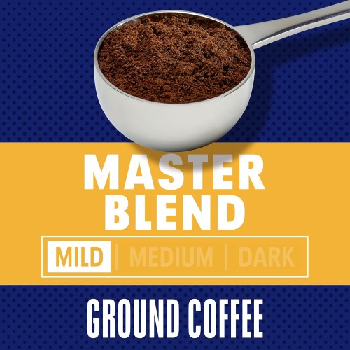 Maxwell House Master Blend Mild Roast Ground Coffee, 26.8 oz Ca
