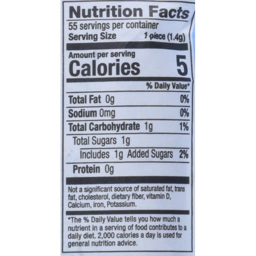 Glee Gum All Natural Peppermint Gum, Non Gmo Project Verified, E