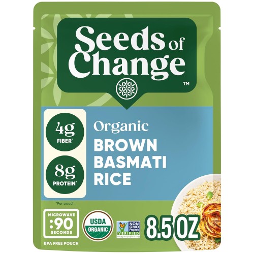 Seeds Of Change Organic Brown Basmati Rice, 8.5 Ounce