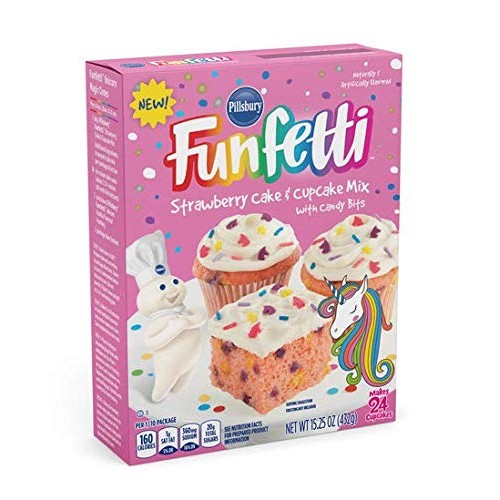 Pillsbury Unicorn Funfetti Cupcake Cake Mix For Birthday Party W