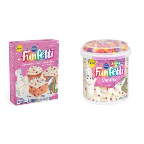 Pillsbury Unicorn Funfetti Cupcake Cake Mix For Birthday Party W