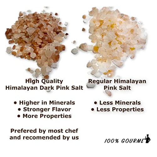 Organic Premium Pink Himalayan Salt coarse for grinders 1lb-16o...