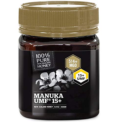 Pure New Zealand Certified Umf 15+ Manuka Honey 8.8 Oz- All Bl