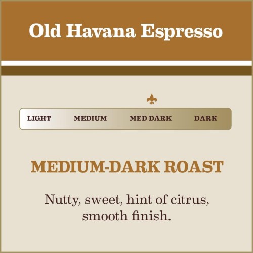 Gavina Old Havana Espresso, Whole Bean, 100% Arabica Coffee, 32-