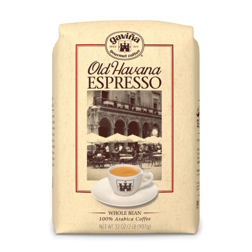 Gavina Old Havana Espresso, Whole Bean, 100% Arabica Coffee, 32-
