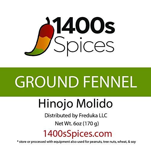 6Oz Ground Fennel Seed Semillas De Hinojo Molido, Foeniculum V