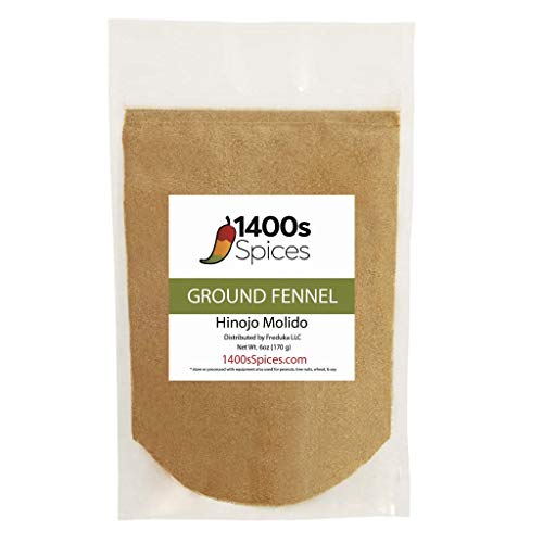 6Oz Ground Fennel Seed Semillas De Hinojo Molido, Foeniculum V