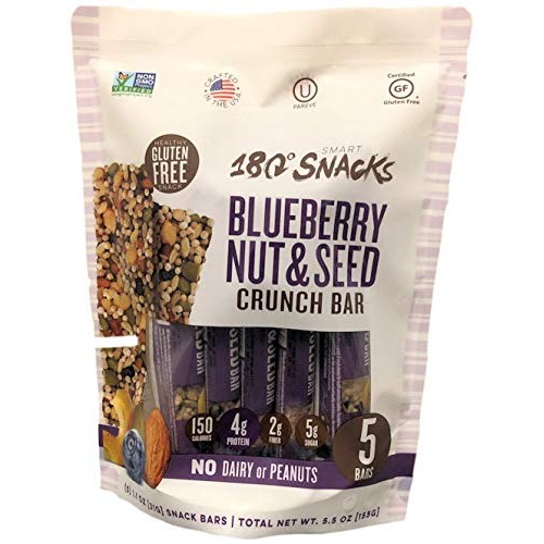 180 Snacks Fruit Nut &Amp; Seed Crunch Bar 1 Pack, 5 Snack Bars Blu