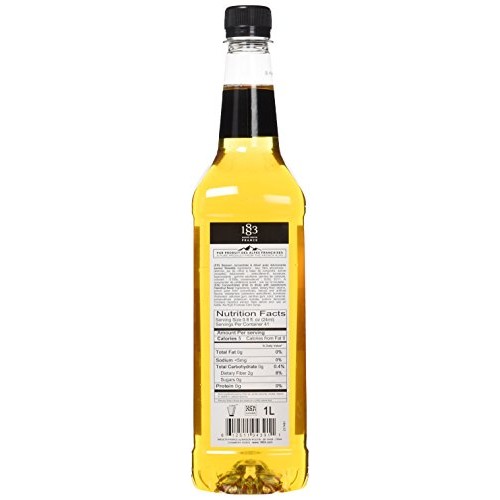 1883 Maison Routin France Sugar Free Hazelnut Syrup, 33.8 Fl Oz