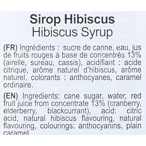 1883 Maison Routin- Hibiscus Syrup, Pure &Amp; Satisfying, Great For