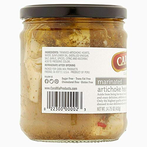 Cara Mia California Style Grilled Artichoke Hearts, 14.45 Oz 2