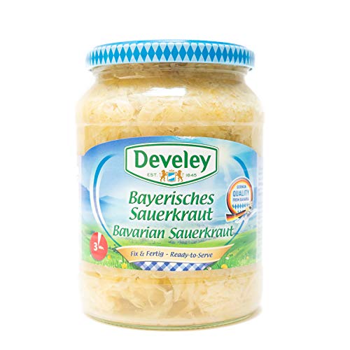 Develey Barvarian German Quailty Sauerkraut, Mild, 24 Oz 2 Pack