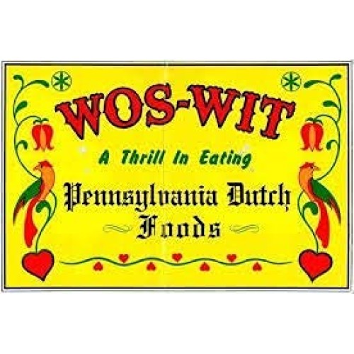 Wos-Wit Pennsylvania Dutch Foods Sweet Pickle Relish, Farm Made,