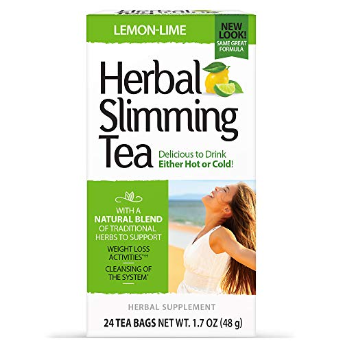 21St Century Slimming Tea, Honey Lemon, 24 Count