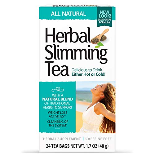 21St Century Slimming Tea, Natural, 24 Count Pack Of 3
