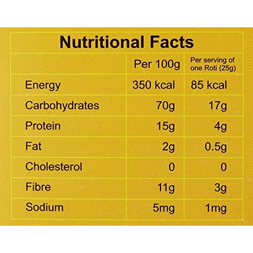 Organic Multigrain Flour Atta - 2.2 Lbs, Usda Certified Organi