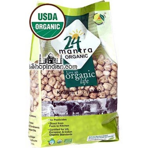 24 Mantara 24 Mantra Organic Kabuli Chana - 2 Lb,,