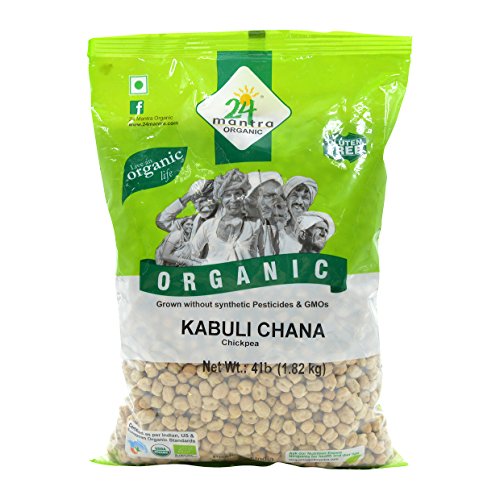 24 Mantara 24 Mantra Organic Kabuli Chana - 4 Lb,,