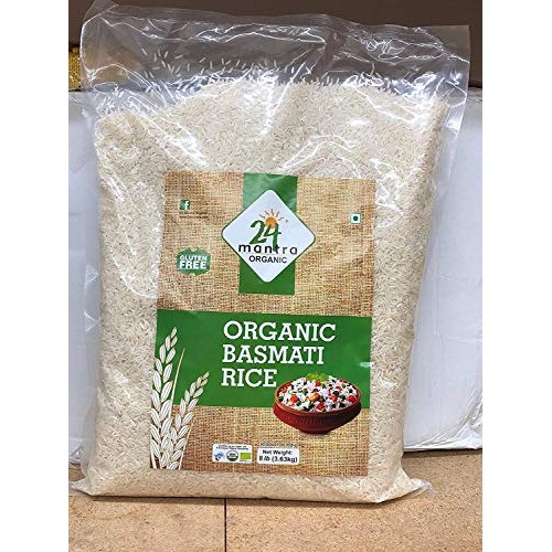 24 Mantra Organic Basmati Rice 8Lb
