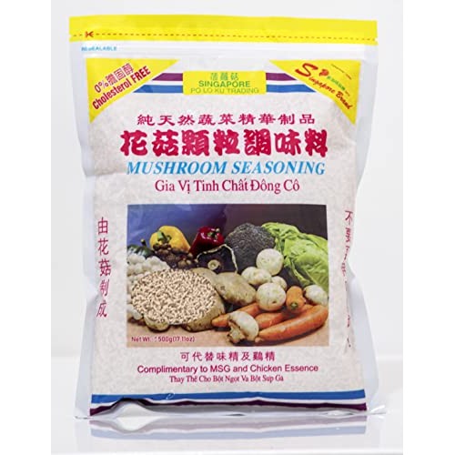 Po Lo Ku, All Natural Mushroom Seasoning, 17.63 oz - Vegan - Non...