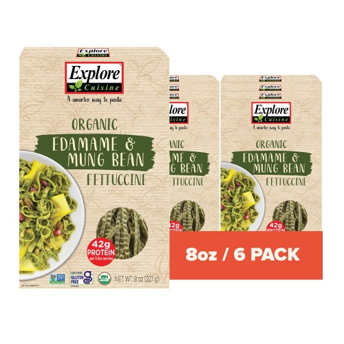 Explore Cuisine Organic Edamame &Amp; Mung Bean Fettuccine 6 Pack