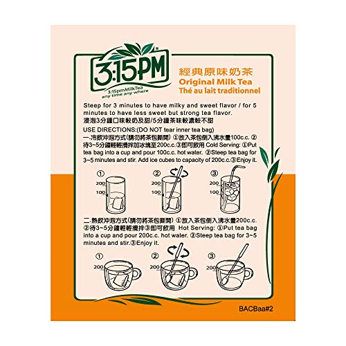 Milk Tea – Authentic Bubble Tea, Original Flavor, By 3:15Pm, 7.0