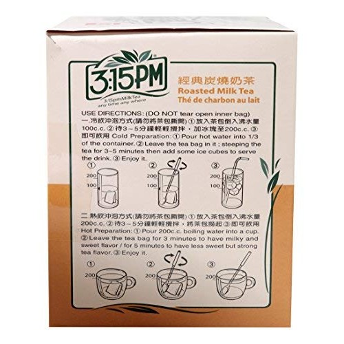 3:15Pm - Roasted Milk Tea, 7.06 Oz - 10 Bags Pack Of 2