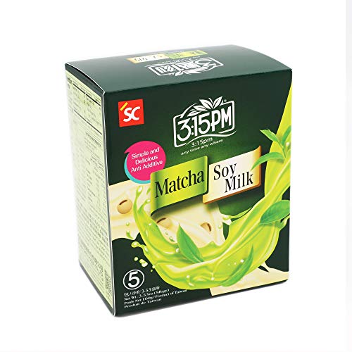 Soy Milk Tea – Matcha By 3:15Pm, 3.52Oz Pack Of 5