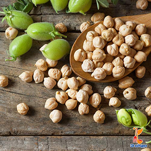 3Alfa Dried Peeled Chick Peas, Greek Garbanzo Beans - 1.1 Pound