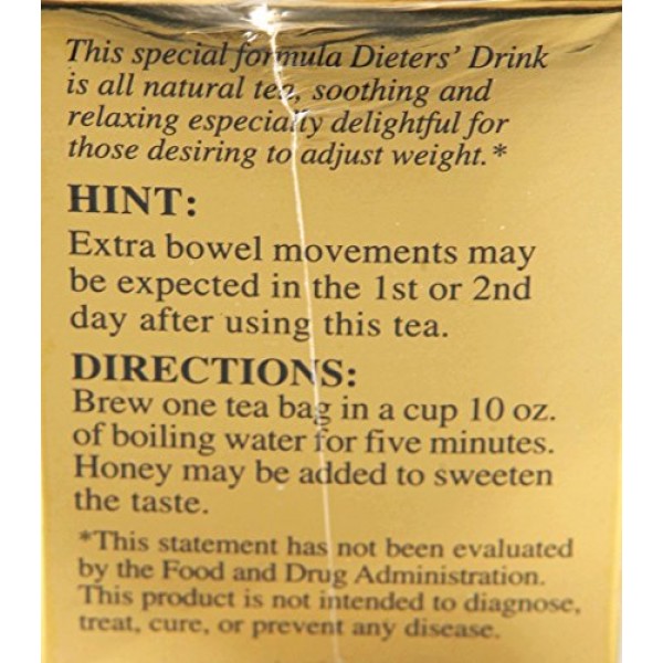 Ginseng Slim Power 3 Ballerina Tea - Herbal Dietary Supplement -...