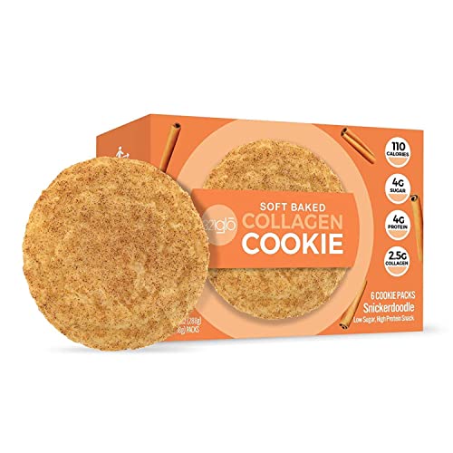 321glo Collagen Protein Cookies, Soft-Baked Cookies, Low Carb an...