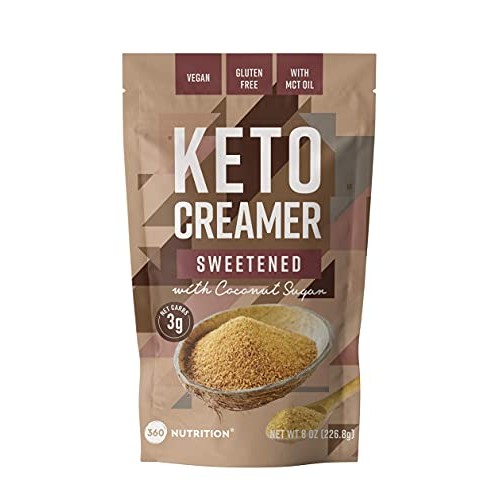 360 Nutrition Keto Creamer With Mct Oil | Sweetened Dairy Free |