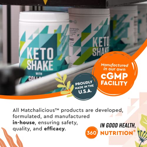 Matchalicious Japanese Matcha Powder, Sweetened Green Tea Powder...