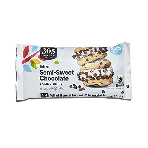 365 by Whole Foods Market, Chocolate Chips Mini Semi Sweet, 12 O...