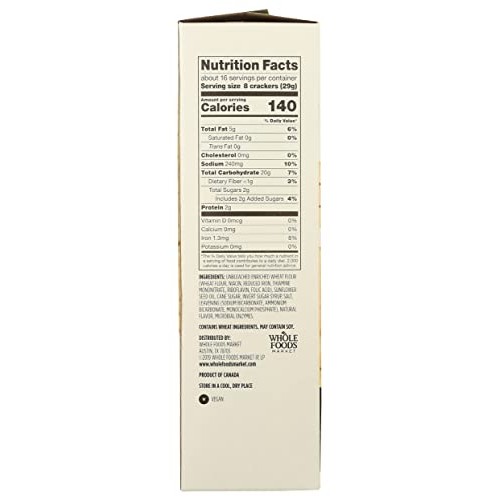 365 by Whole Foods Market, Cracker Natural Buttery Flavor, 16 Ounce