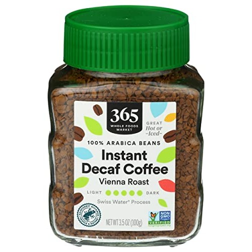 365 By Whole Foods Market, Decaf Instant Coffee, 3.53 Ounce