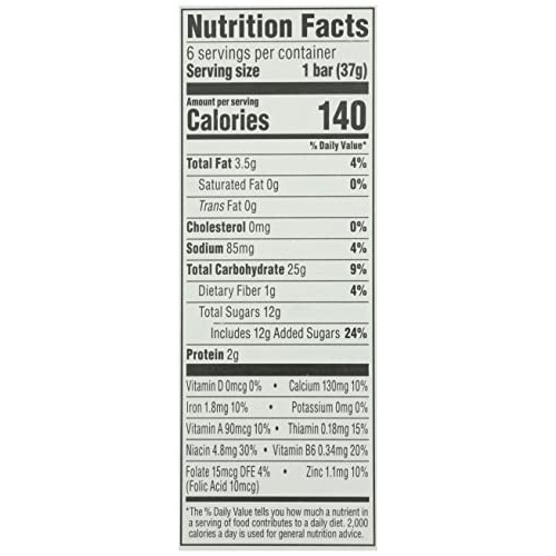 365 by Whole Foods Market, Organic Blueberry Cereal Bar 6 Count,...