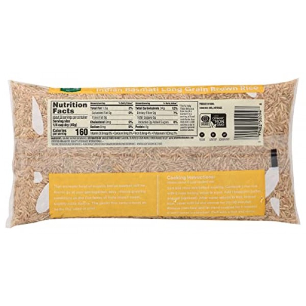 365 by Whole Foods Market, Organic Long Grain Rice, Brown Indian...