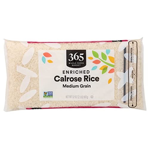 365 by Whole Foods Market, Rice Medium Grain Calrose Enriched, 3...