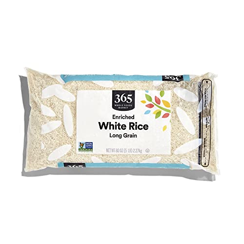 365 by Whole Foods Market, Rice White Long Grain Enriched, 80 Ounce