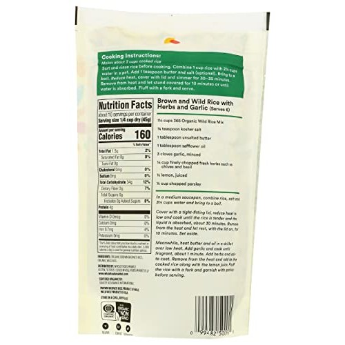 365 by Whole Foods Market, Rice Wild Mix Organic, 16 Ounce