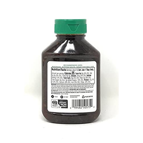 365 By Whole Foods Market, Sauce Garlic Teriyaki Organic, 9 Ounce