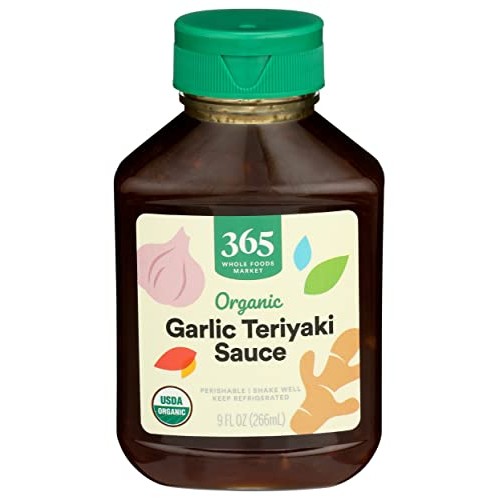 365 By Whole Foods Market, Sauce Garlic Teriyaki Organic, 9 Ounce