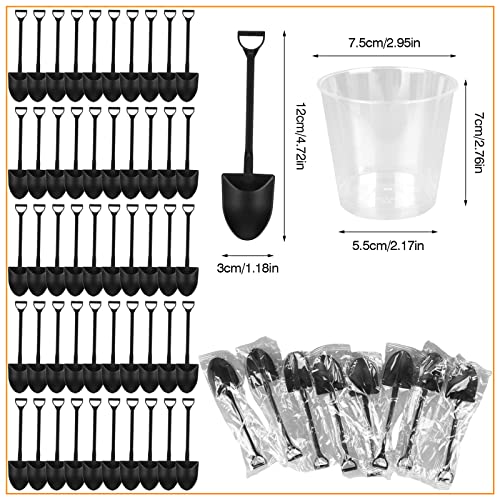 163 Pcs Construction Cupcake Toppers,Cup and Shovel Spoons Set 5...