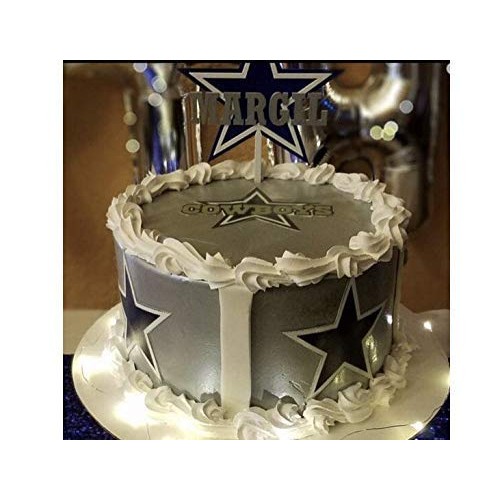 Cowboys Cake Topper Personalized