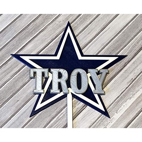 Cowboys Cake Topper Personalized