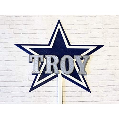 Cowboys Cake Topper Personalized