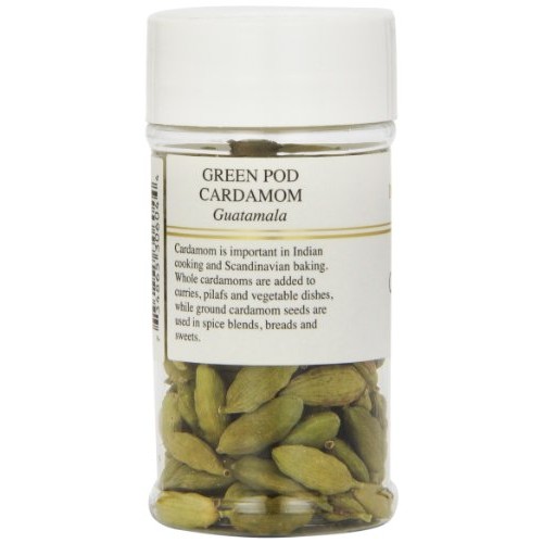 India Tree Cardamom, Green Pod, 1.2 Ounce