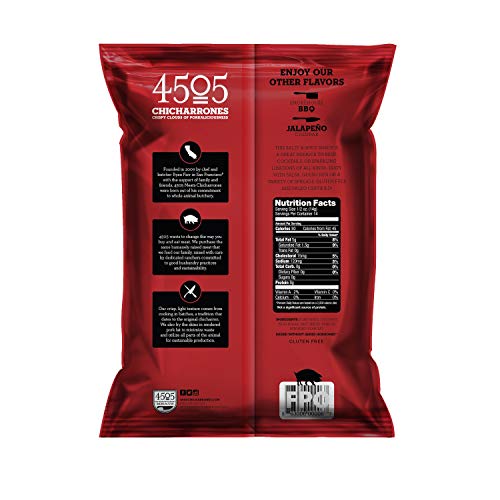 4505 Classic Chili &Amp; Salt Pork Rinds, Certified Keto, Humanely R
